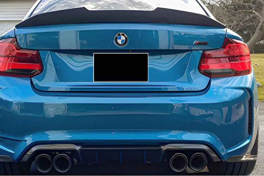 BMW 2 Series F22/F23 2014-2021 PSM-Style Heckspoiler (für F22, Schwarz Glanz) Image