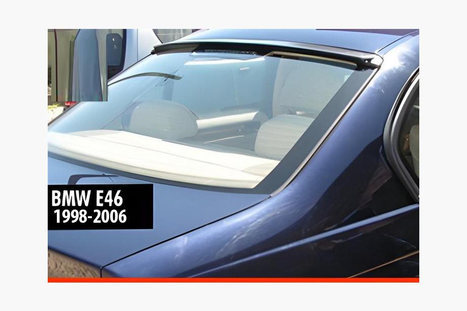 BMW 3 Series E46 1998-2006 Heckspoilerblende (für SD, Schwarz Glanz) Image