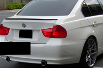 BMW 3 Series E90/E91 2005-2011 Spoiler M3-Style (für E90, Schwarz Glanz) Foto 6