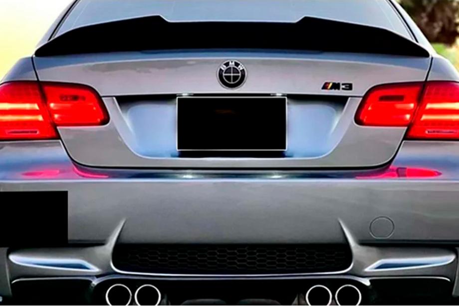 BMW 3 Series E92/E93 2006–2013 PSM-Style Heckspoiler (für E92, Schwarz Glanz) Foto 1