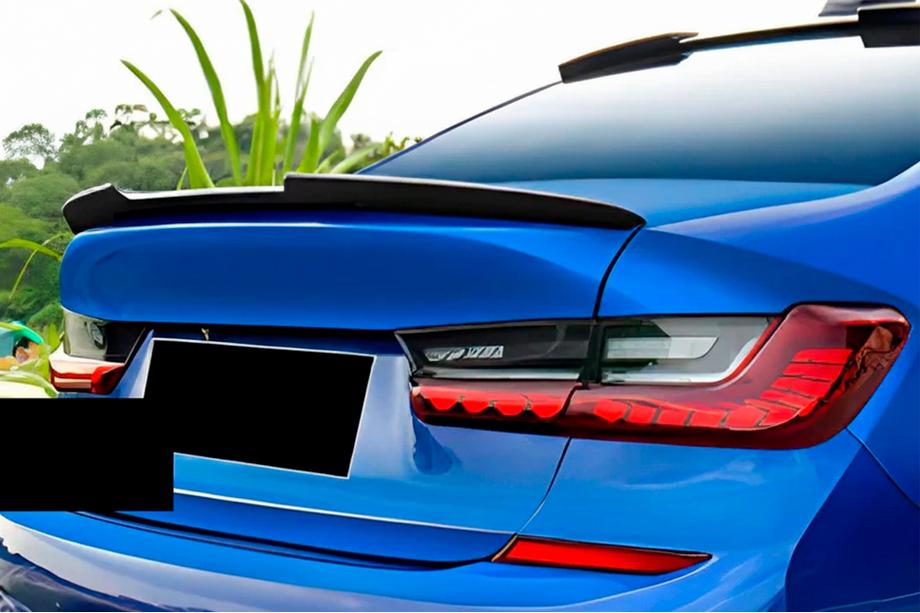 BMW 3 Series G20/G21 2018- Spoiler M4-Style (für G20/G80, Schwarz Glanz) Image
