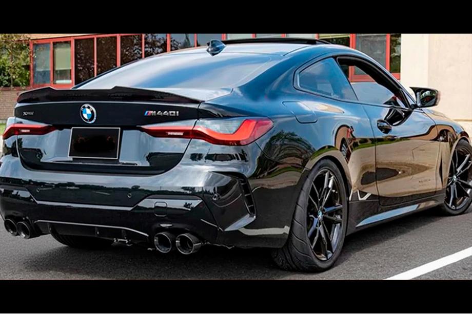 BMW 4 Series G22/23/26 2020- PSM-Style Heckspoiler (für G22, Schwarz Glanz) Image