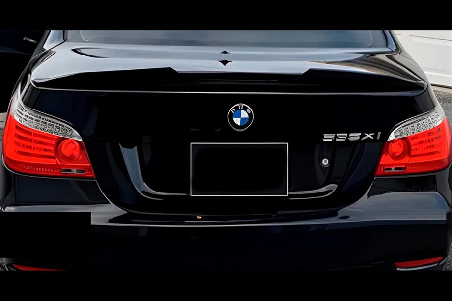 BMW 5 Series E60/E61 2003-2010 PSM-Style Heckspoiler (Schwarz Glanz) Image