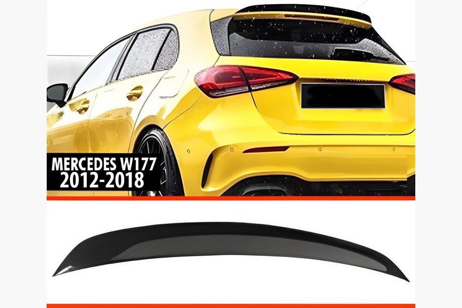 Mercedes A-class W176 2012-2018 Spoiler DPT V-4 (Schwarz Glanz) Image
