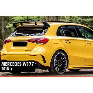 DPT V-1 Spoiler (Schwarz Glanz) Mercedes A-сlass W177 2018-