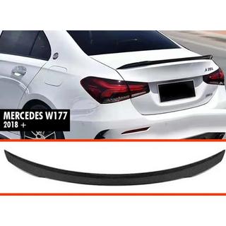 Spoiler DPT V-2 (SD, Schwarz Glanz) Mercedes A-сlass W177 2018-