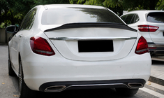 Mercedes C-class W205 2014-2021 Spoiler DPT V-2 (Schwarz Glanz) Foto 1