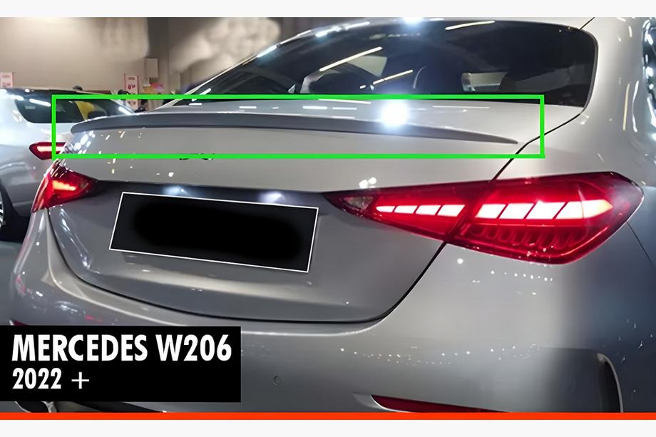 Mercedes C-class W206 2022- DPT Heckspoiler (Schwarz Glanz) Foto 1
