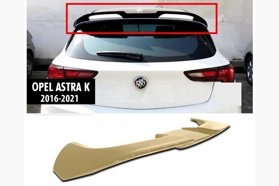 Opel Astra K 2016-2021 DPT V-1 Spoiler (Schwarz Glanz) Image