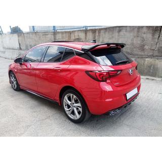 Spoiler DPT V-2 (Schwarz Glanz) Opel Astra K 2016-2021 Foto 3