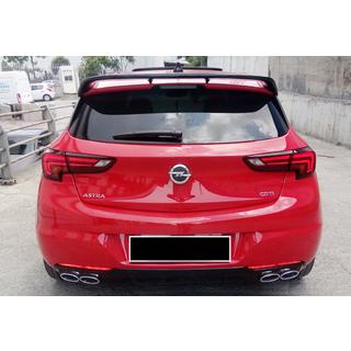 Spoiler DPT V-2 (Schwarz Glanz) Opel Astra K 2016-2021 Foto 4