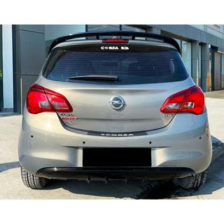 DPT V-1 Spoiler (Schwarz Glanz) Opel Corsa E 2015-2019 Foto 2