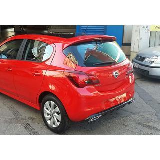 Spoiler DPT V-2 (Schwarz Glanz) Opel Corsa E 2015-2019 Foto 3