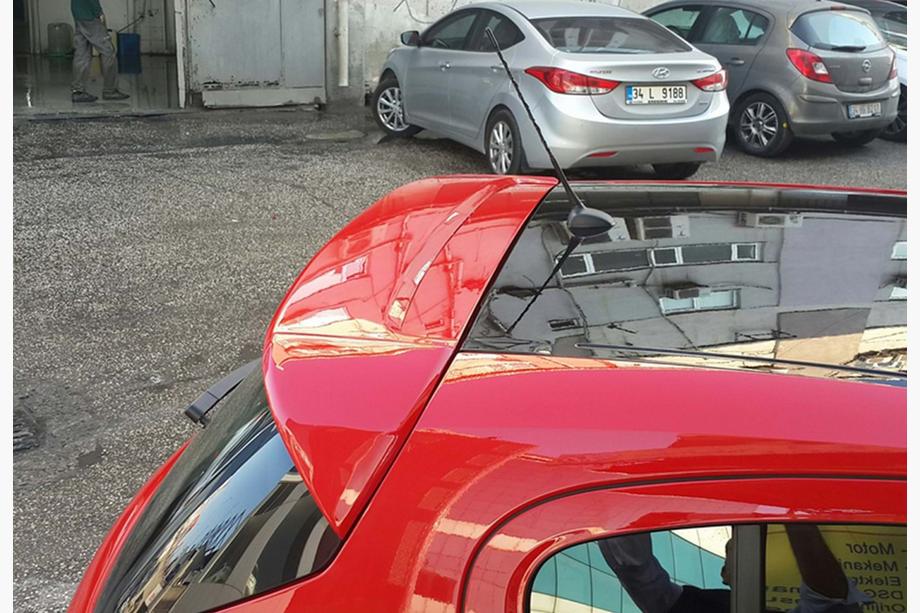 Opel Corsa E 2015-2019 Spoiler DPT V-2 (Schwarz Glanz) Foto 13
