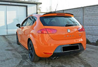 Seat Leon 2005-2012 Heckspoiler DPT V-1 (2009-2012, Schwarz Glanz) Foto 4