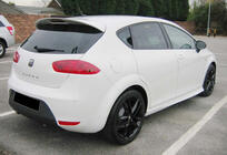 Seat Leon 2005-2012 Spoiler DPT V-4 (2009-2012, Schwarz Glanz) Foto 4