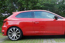 Seat Leon 2013-2020 Spoiler DPT V-1 (2-türig, Schwarz Glanz) Foto 4