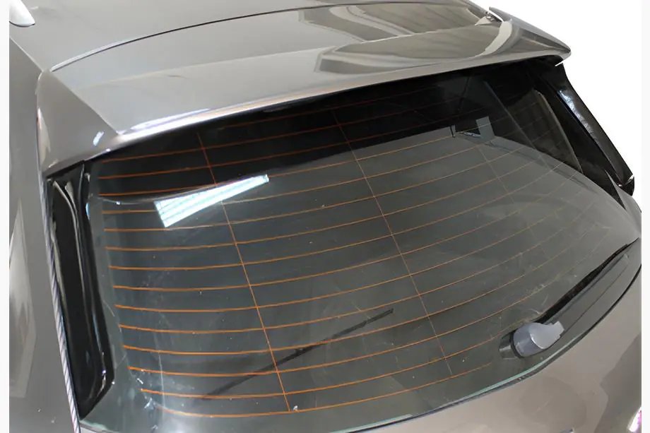 Seat Leon 2013-2020 Spoiler DPT V-4 (Schwarz Glanz) Image