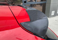 Seat Leon 2013-2020 Spoiler DPT V-5 (Schwarz Glanz) Foto 1