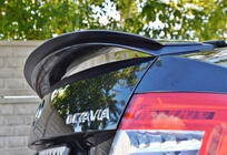 Skoda Octavia III A7 2013-2019 DPT V-3 Spoiler (Schwarz Glanz) Foto 2