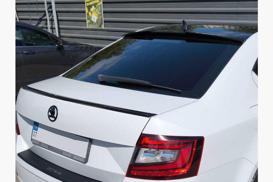 Skoda Octavia III A7 2013-2019 Heckspoiler DPT (Schwarz Glanz) Image