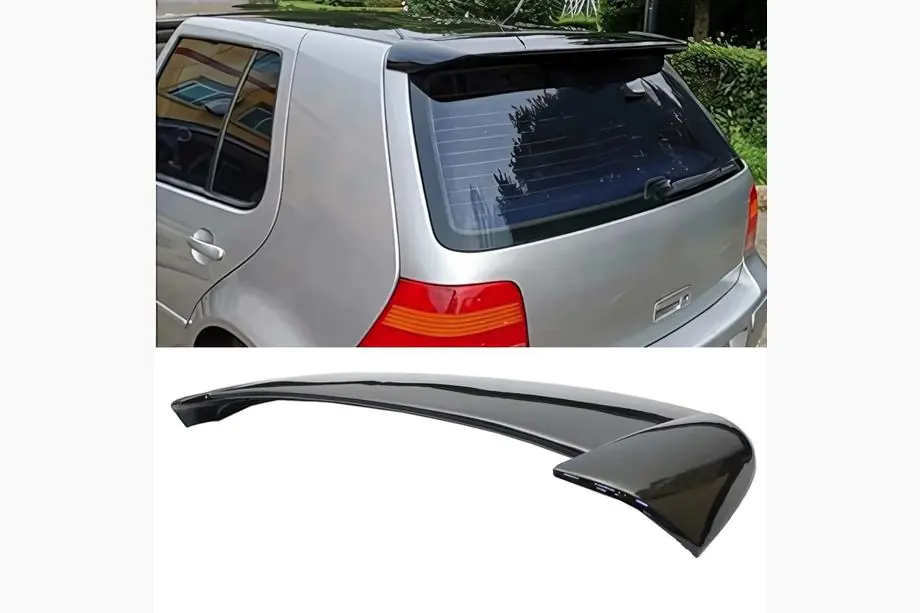 Volkswagen Golf 4 1997-2006 DPT V-1 Heckspoiler (HB, Schwarz Glanz) Image