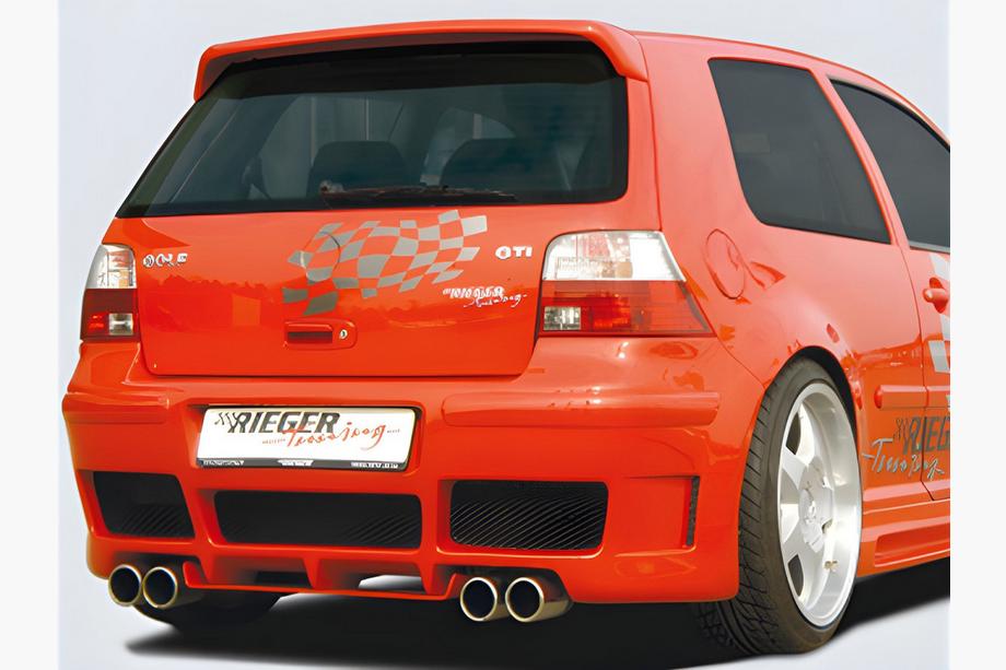 Volkswagen Golf 4 1997-2006 Spoiler DPT V-2 (HB, Schwarz Glanz) Image