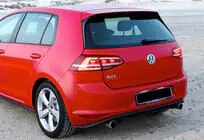 Volkswagen Golf 7/E-Golf 2012-2020 DPT V-1 Heckspoiler (für GTI / R HB, Schwarz Hochglanz) Foto 5