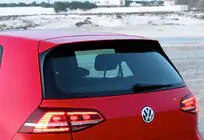 Volkswagen Golf 7/E-Golf 2012-2020 DPT V-1 Heckspoiler (für GTI / R HB, Schwarz Hochglanz) Foto 6