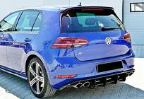Volkswagen Golf 7/E-Golf 2012-2020 DPT V-9 Heckspoiler (für GTI / R HB, Schwarz Hochglanz) Foto 3