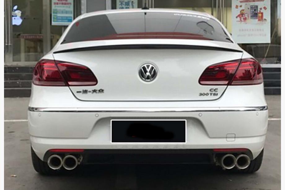 Volkswagen Passat CC 2008-2017 DPT Heckspoiler (2012-2017, Schwarz Glanz) Foto 3