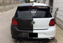 Volkswagen Polo 2010-2017 DPT V-3 Heckspoiler (HB, Schwarz Glanz) Foto 4