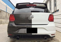 Volkswagen Polo 2010-2017 DPT V-3 Heckspoiler (HB, Schwarz Glanz) Foto 5