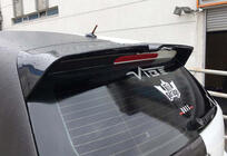 Volkswagen Polo 2010-2017 DPT V-3 Heckspoiler (HB, Schwarz Glanz) Foto 1