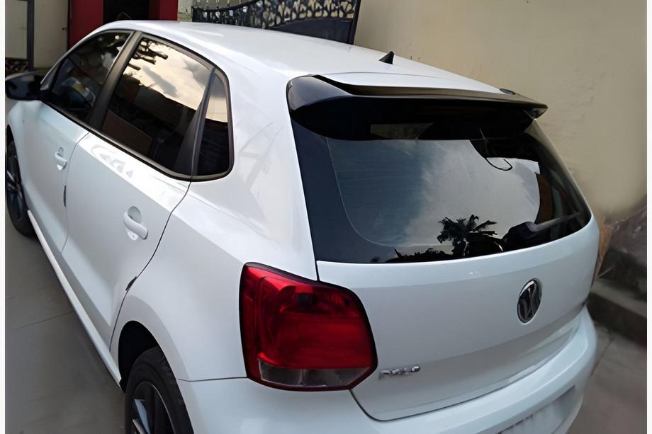 Volkswagen Polo 2010-2017 Spoiler DPT V-6 (HB, Schwarz Glanz) Image