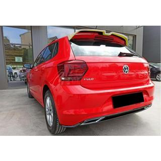 Heckspoiler DPT V-4 (2017-2021, HB, Schwarz Glanz) Volkswagen Polo 2017- Foto 3