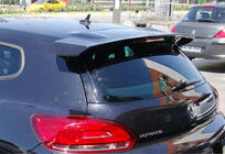Volkswagen Scirocco 2008-2017 Heckspoiler DPT V-3 (2008-2013, Schwarz Glanz) Foto 2