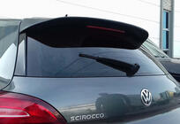 Volkswagen Scirocco 2008-2017 Heckspoiler DPT V-4 (2008-2013, Schwarz Glanz) Foto 6