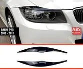 BMW 3 Series E90/E91 2005-2011 Scheinwerferblenden DPT (2Stk, Schwarz Glanz) Foto 1