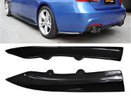 BMW 3 Series F30/F31 2012-2019 Heck Flaps Aufsätze DPT (Schwarz Glanz) Foto 1