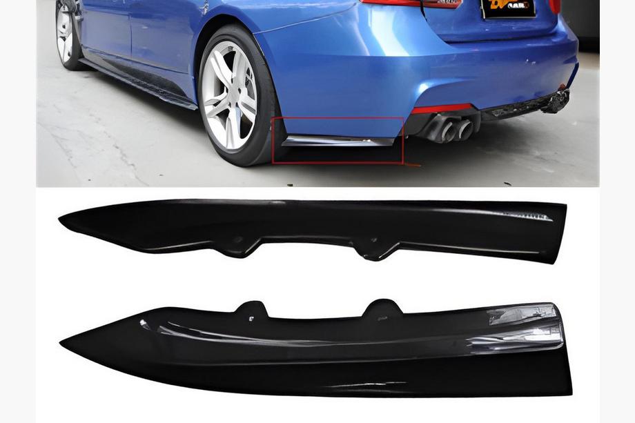 BMW 3 Series F30/F31 2012-2019 Heck Flaps Aufsätze DPT (Schwarz Glanz) Image