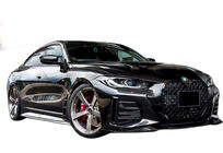 BMW 4 Series G22/23/26 2020- Frontlippe DPT V-2 (für G22/G23, Schwarz Glanz) Foto 4