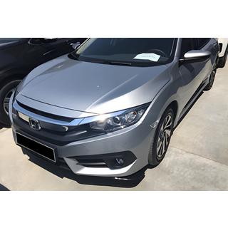 Front Flap Aufsätze DPT (Schwarz Glanz) Honda Civic Sedan X 2016-2021