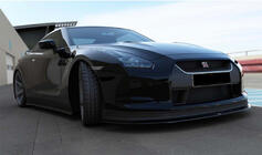 Nissan GT-R 2008-2025 Front Lip Spoiler DPT (Schwarz Glanz) Foto 2