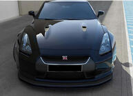 Nissan GT-R 2008-2025 Front Lip Spoiler DPT (Schwarz Glanz) Foto 3
