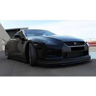 Front Lip Spoiler DPT (Schwarz Glanz) Nissan GT-R 2008-2025 Foto 2