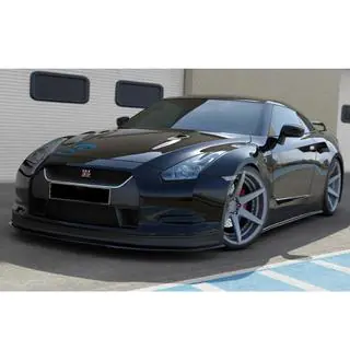 Front Lip Spoiler DPT (Schwarz Glanz) Nissan GT-R 2008-2025 Foto 4