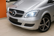 Mercedes Vito W639 2004-2014 Frontgrill Diamond Silber (2010-2014) Foto 1
