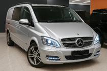 Mercedes Vito W639 2004-2014 Frontgrill Diamond Silber (2010-2014) Foto 2
