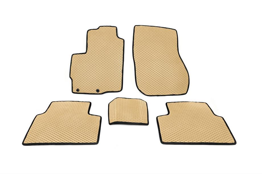 Mitsubishi Outlander 2006-2012 EVA Fußmatten (Beige) Image